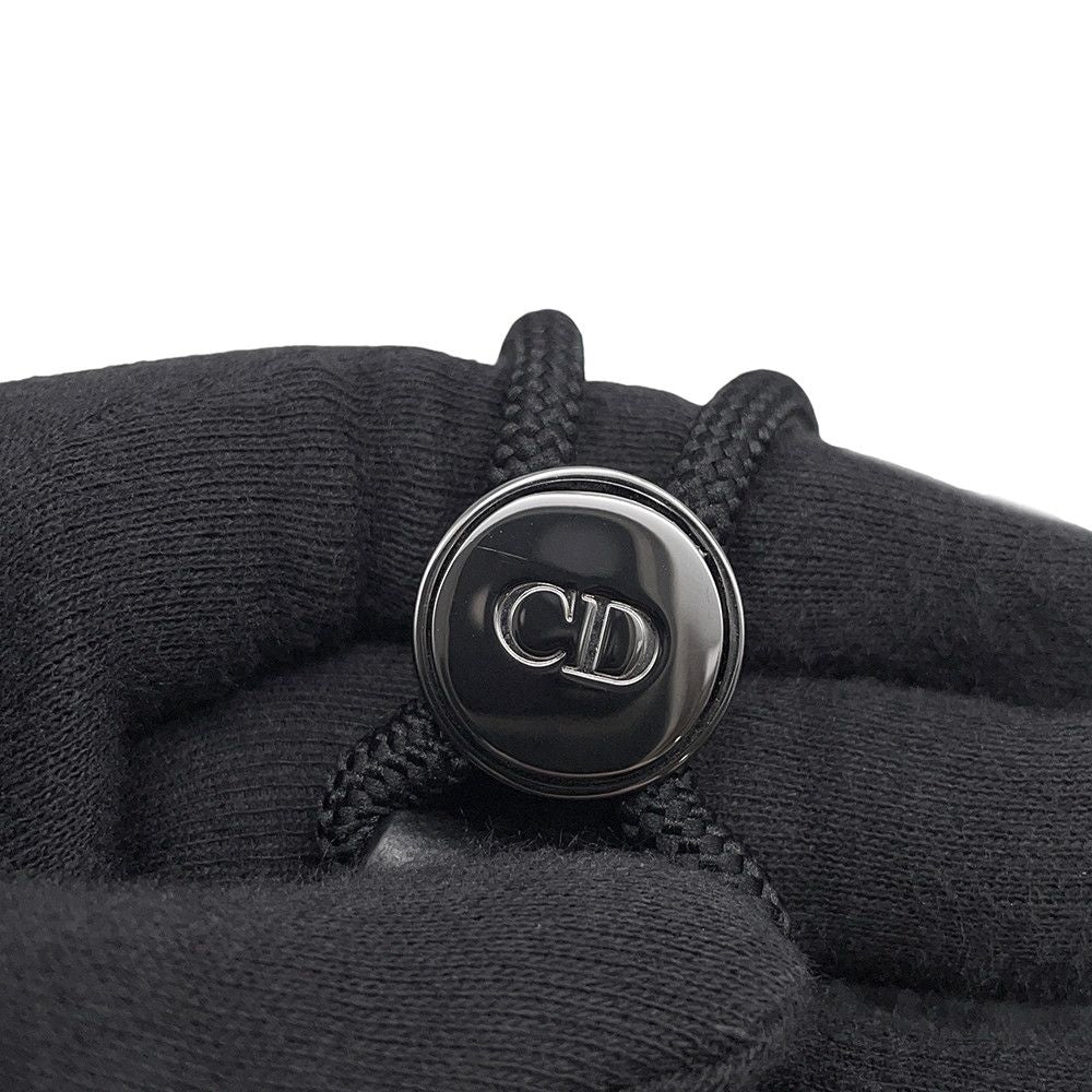 Dior Shoulder Bag Oblique Bucket Canvas Black