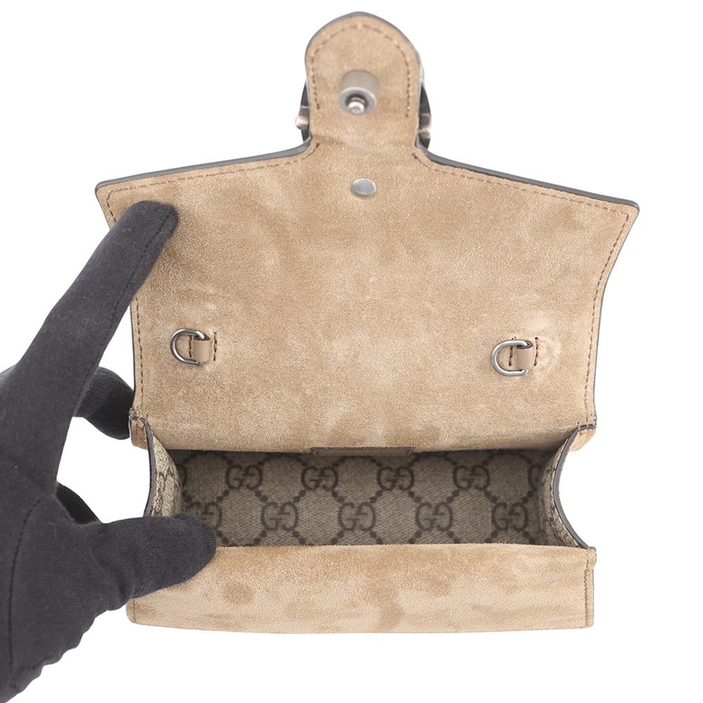Gucci GG Supreme Suede Dionysus 2-Way Shoulder — view 7
