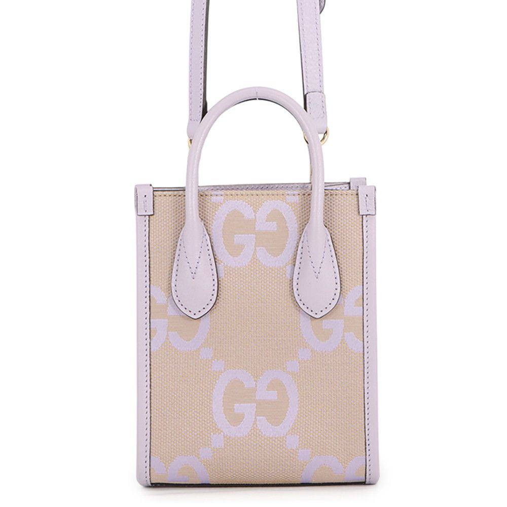 Gucci Jumbo GG Canvas Mini Tote 2-Way Shoulder Bag