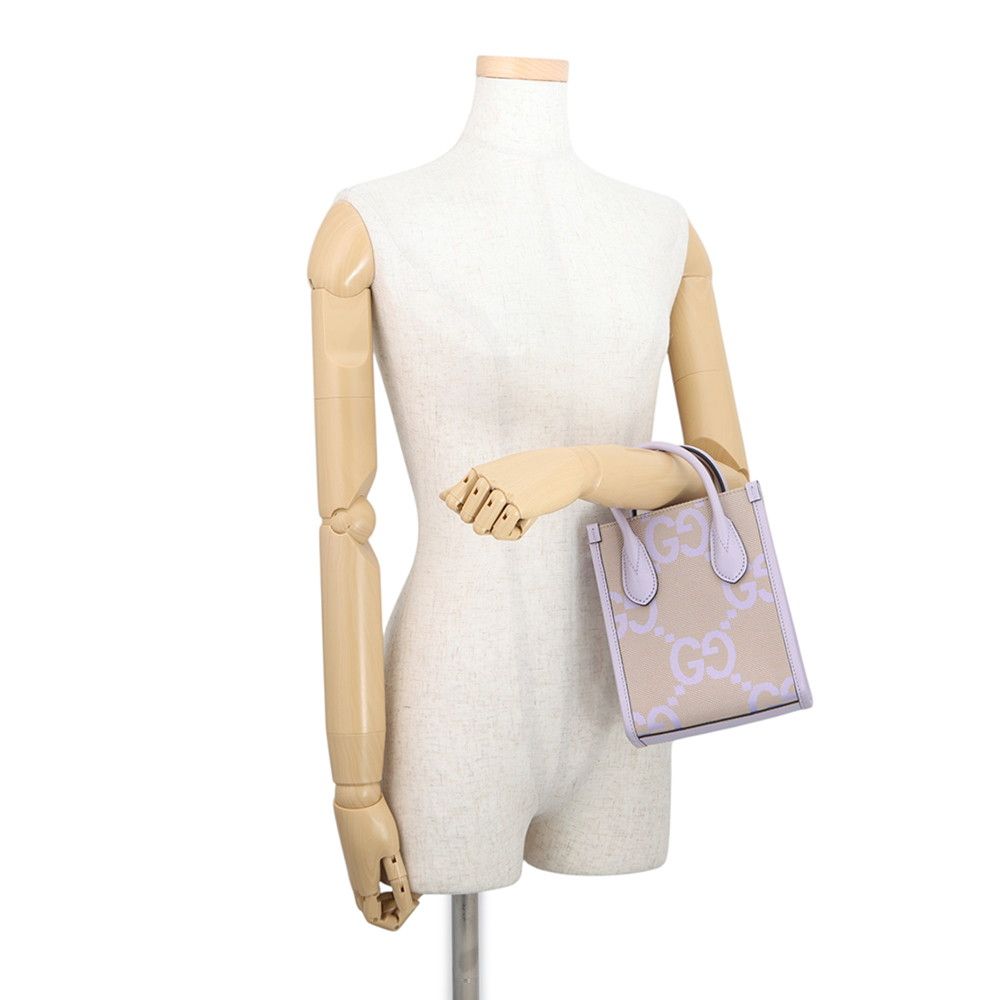 Gucci Jumbo GG Canvas Mini Tote 2-Way Shoulder Bag