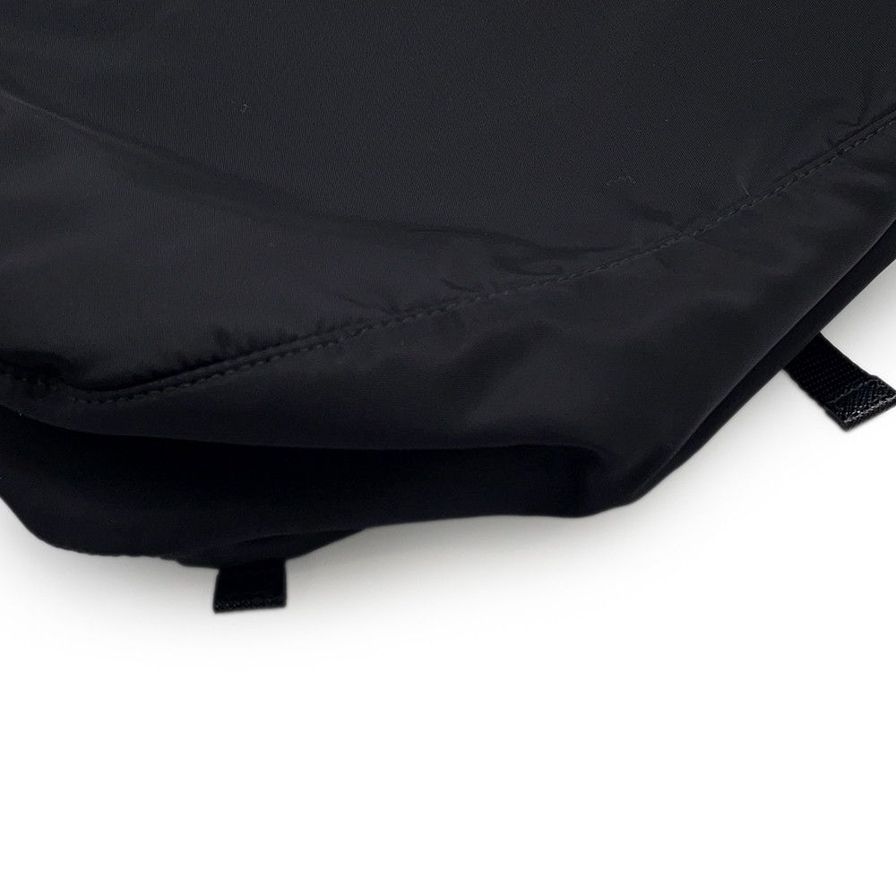 Prada Shoulder Bag Triangle Logo Nylon Black — view 8