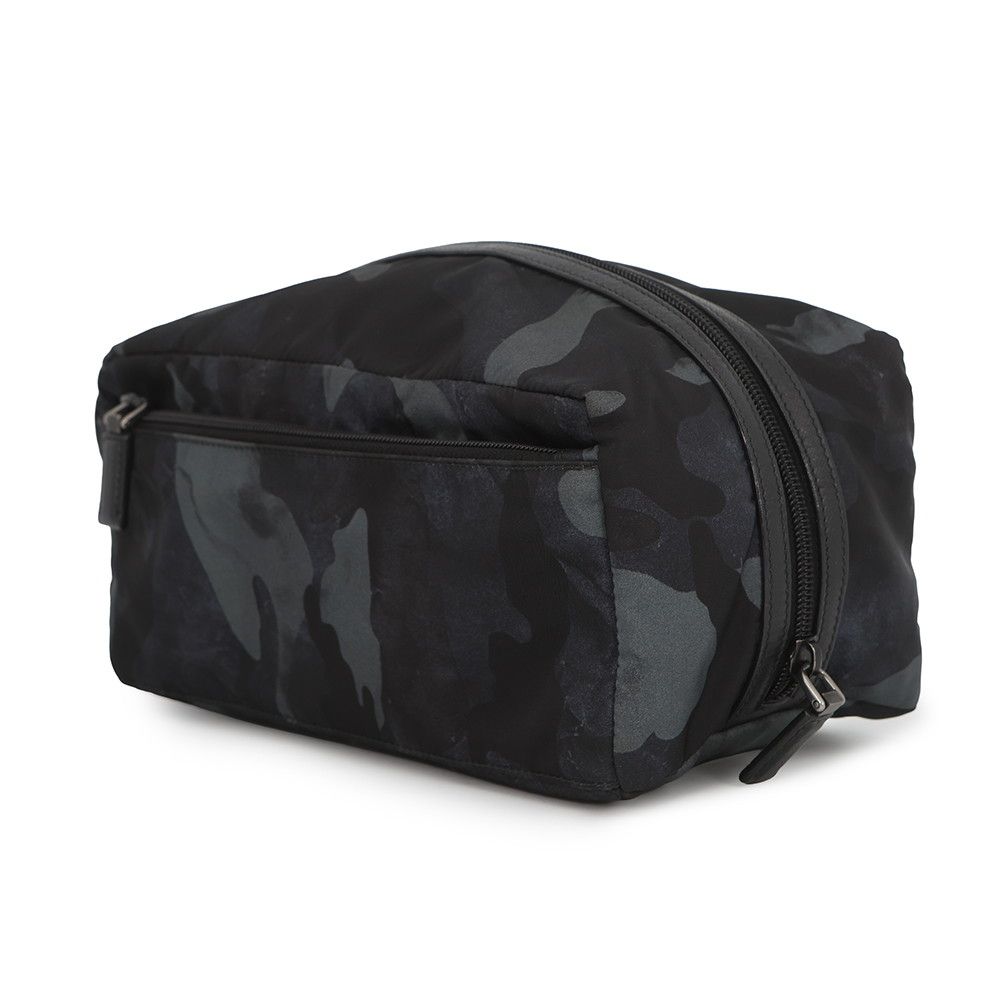 Prada Pouch Triangle Logo Camouflage Black — view 2