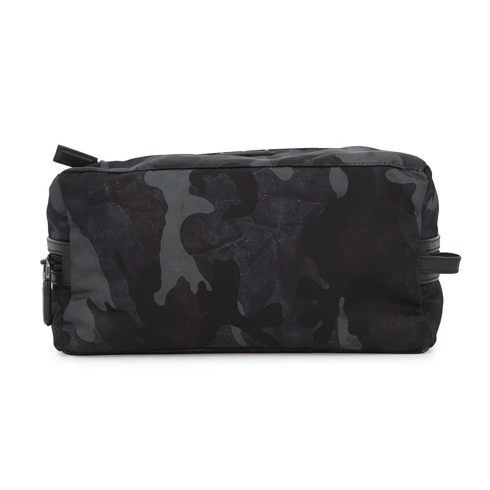 Prada Pouch Triangle Logo Camouflage Black — view 3