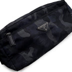 Prada Pouch Triangle Logo Camouflage Black — view 6