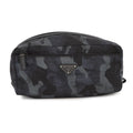 Prada Pouch Triangle Logo Camouflage Black