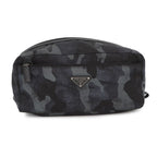 Prada Pouch Triangle Logo Camouflage Black