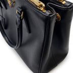 Prada Galleria Saffiano Leather 2-Way Shoulder Bag Black — view 7