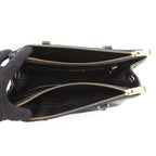 Prada Galleria Saffiano Leather 2-Way Shoulder Bag Black — view 5