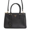 Prada Galleria Saffiano Leather 2-Way Shoulder Bag Black