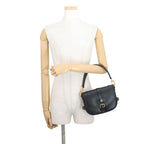 Louis Vuitton Epi Saumur BB 2-Way Shoulder Bag Black — view 4
