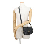 Louis Vuitton Epi Saumur BB 2-Way Shoulder Bag Black — view 5