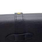 Louis Vuitton Epi Saumur BB 2-Way Shoulder Bag Black — view 9