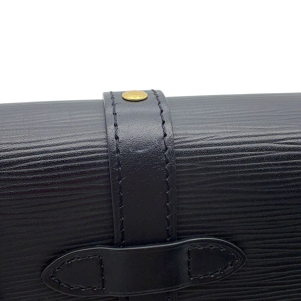 Louis Vuitton Epi Saumur BB 2-Way Shoulder Bag Black — view 9