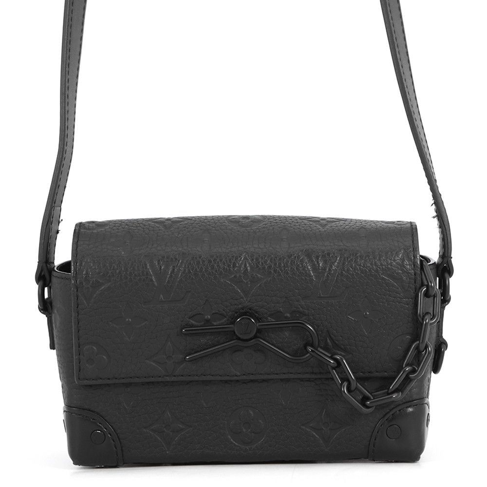 Louis Vuitton Wallet Monogram Taurillon Steamer Wearable Shoulder Bag Black