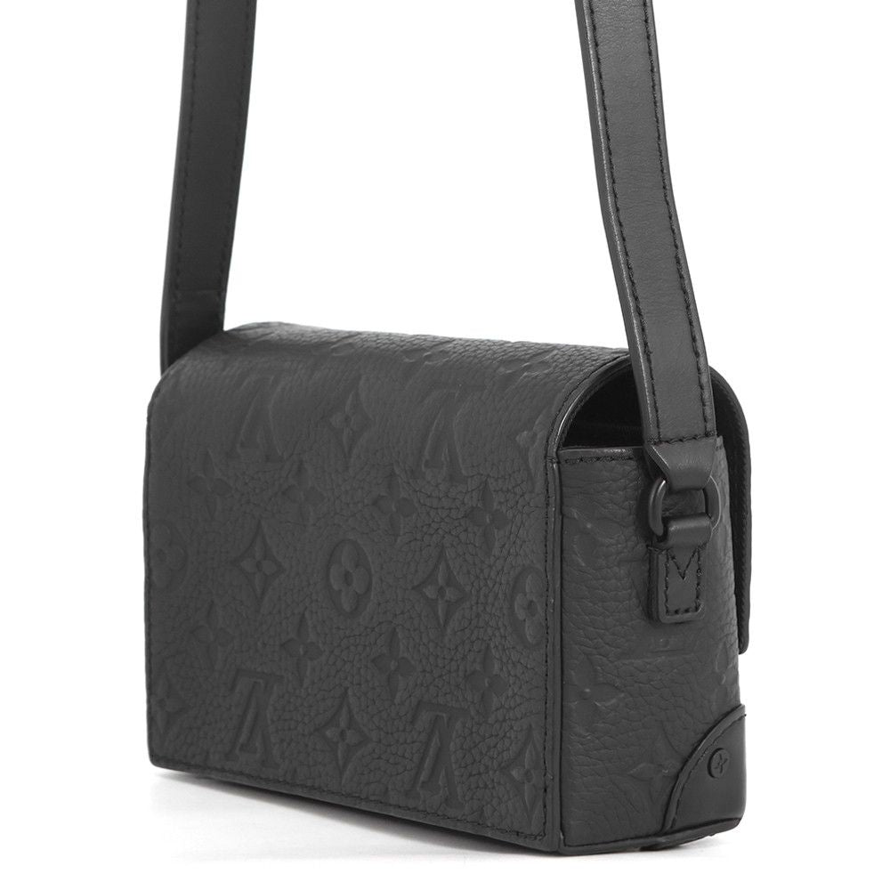 Louis Vuitton Wallet Monogram Taurillon Steamer Wearable Shoulder Bag Black — view 2