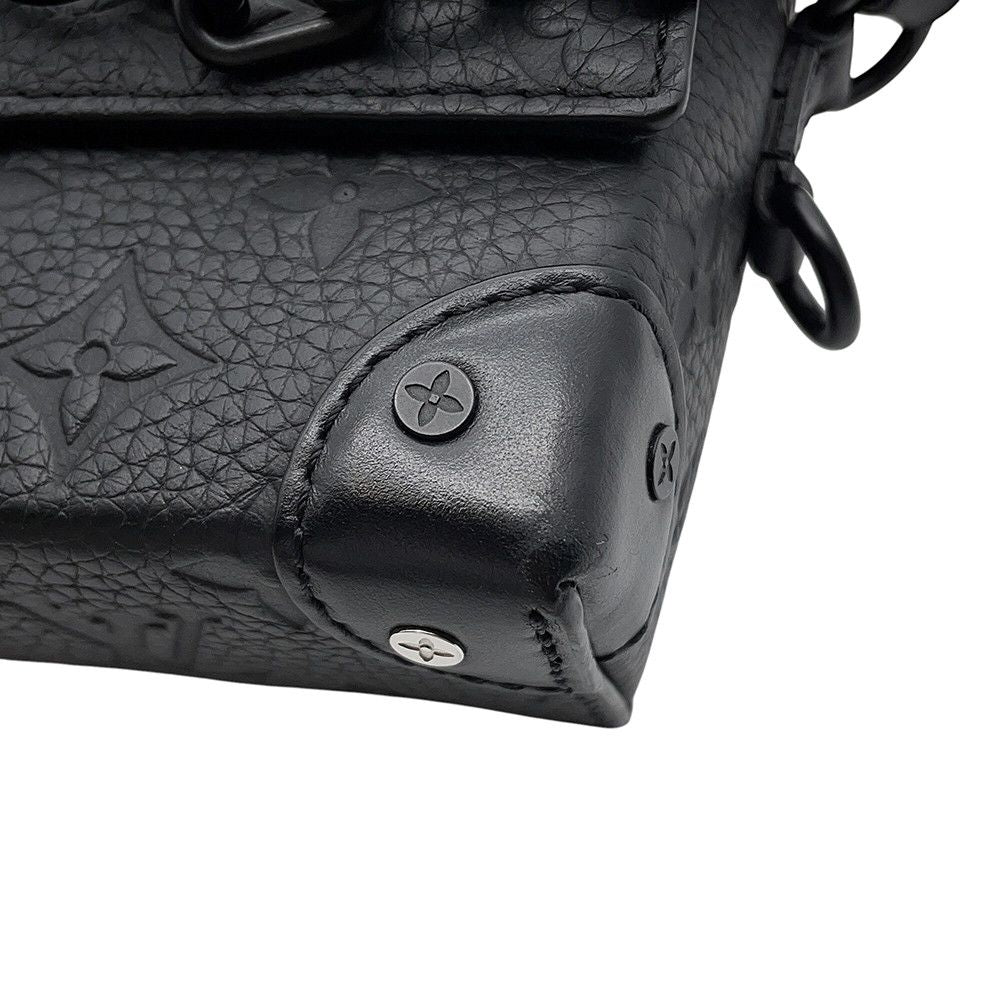 Louis Vuitton Wallet Monogram Taurillon Steamer Wearable Shoulder Bag Black — view 9