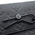 Louis Vuitton Wallet Monogram Taurillon Steamer Wearable Shoulder Bag Black — view 8