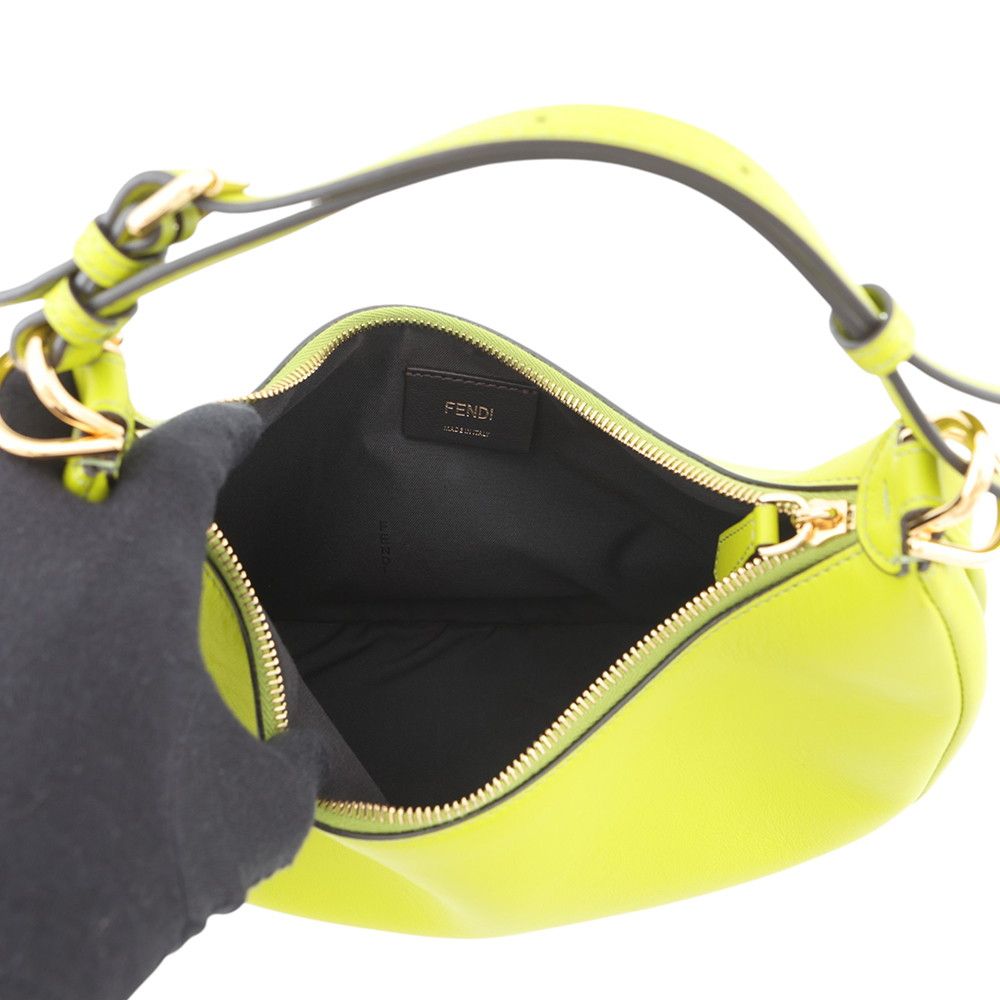 Fendi Handbag Graffiti Hobo Leather