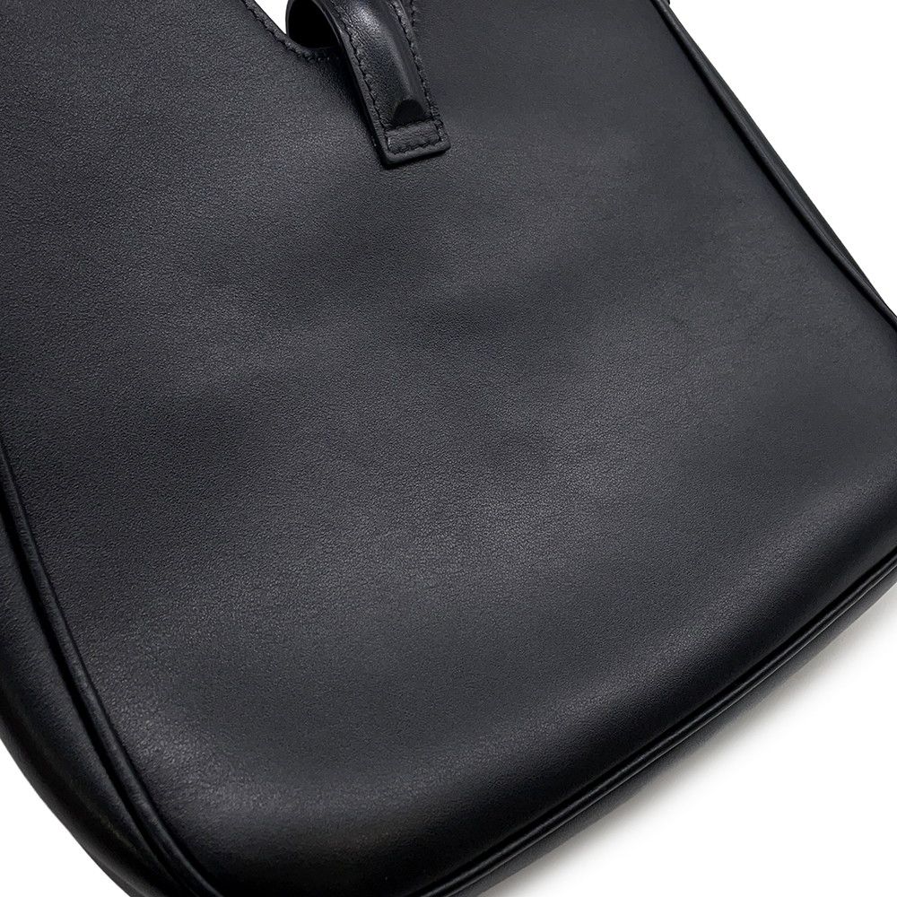 Celine Shoulder Bag Small Camille 16 Soft Smooth Calf Leather Black — view 8