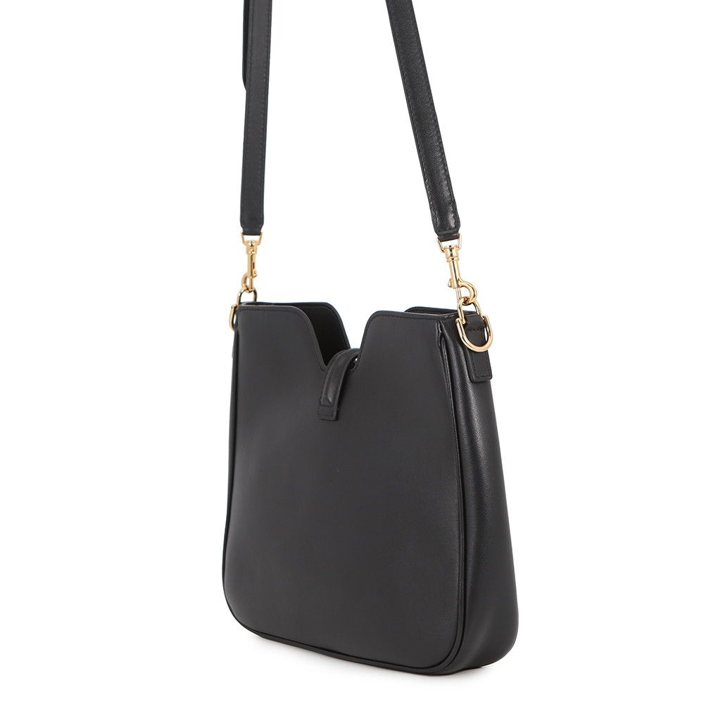 Celine Shoulder Bag Small Camille 16 Soft Smooth Calf Leather Black — view 2