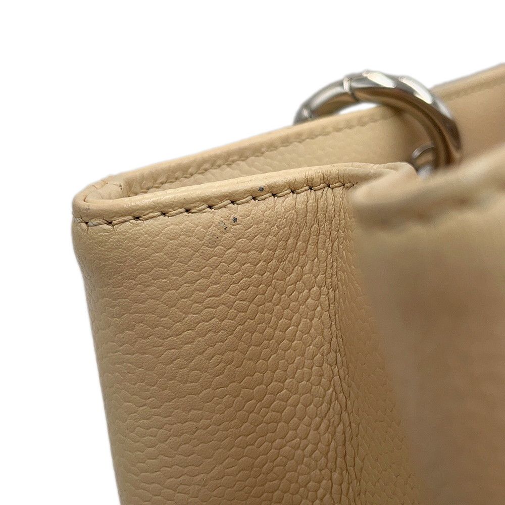 Chanel Chain Tote CC Logo Quilted Grand Shopping GST Caviar Leather — view 6