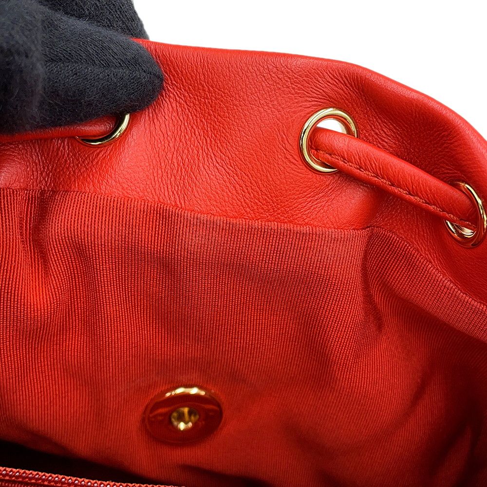 Chanel Backpack Quilted CC Logo Lambskin — view 9