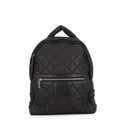 Chanel Backpack CC Logo Quilted CC Nylon Black