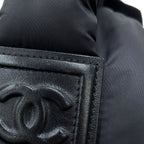 Chanel Backpack CC Logo Quilted CC Nylon Black — view 7