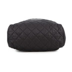 Chanel Backpack CC Logo Quilted CC Nylon Black — view 3