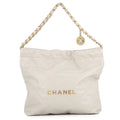 Chanel Handbag 22 Quilted Small Shiny Calfskin