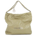 Chanel Handbag 22 Quilted Small Shiny Calf Leather