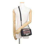 Chanel Chain Shoulder Bag Boy Small Quilted CC Logo Lambskin Tweed Black