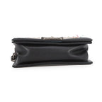 Chanel Chain Shoulder Bag Boy Small Quilted CC Logo Lambskin Tweed Black