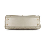 Chanel Quilted CC Logo Coco Handle XS Caviar Leather 2-Way Shoulder — view 3