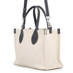 Gucci Print Logo Mini Tote Canvas Leather 2-Way Shoulder Bag