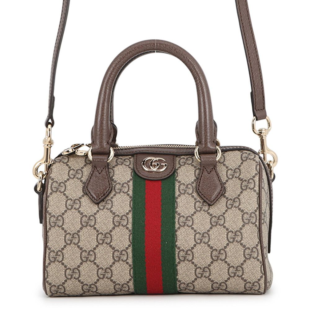 Gucci Ophidia Boston Bag Small GG Supreme 2-Way
