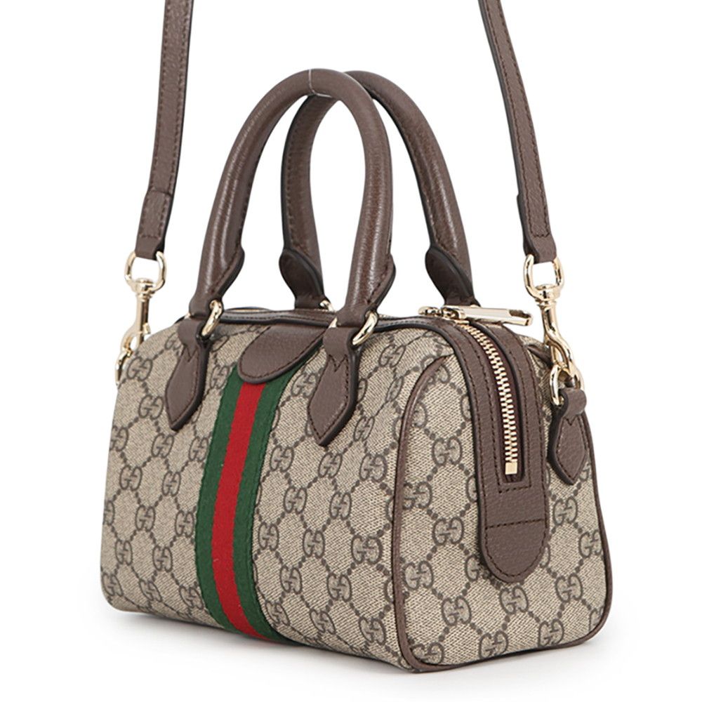 Gucci Ophidia Boston Bag Small GG Supreme 2-Way