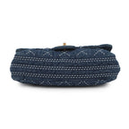 Chanel Chain Shoulder Bag CC Logo Quilted Single Flap Denim — view 3