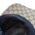 Gucci Baseball Cap GG Canvas Web Stripe Sherry Line Cap Hat L Beige — view 8