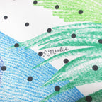 Hermes Carre 90 Plumets Et Panaches Feathers and Silk Scarf White Multicolor — view 3