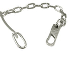 Gucci Polished ID Bracelet Logo Plate Oval Chain Silver — view 3