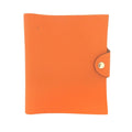 Hermes PM Note Cover Notebook Togo Leather Series Button Orange Agenda
