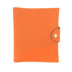 Hermes PM Note Cover Notebook Togo Leather Series Button Orange Agenda