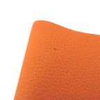 Hermes PM Note Cover Notebook Togo Leather Series Button Orange Agenda — view 4