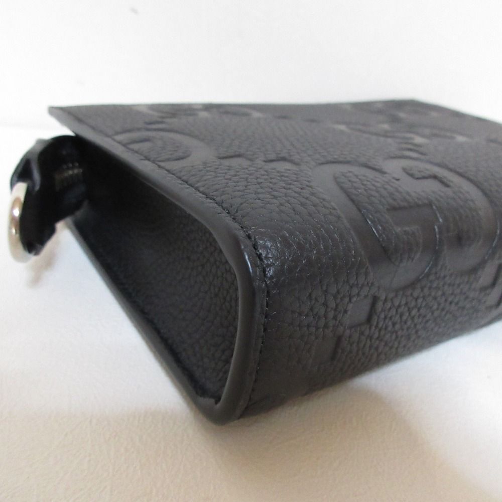 Gucci Jumbo GG Mini Shoulder Bag Black — view 6