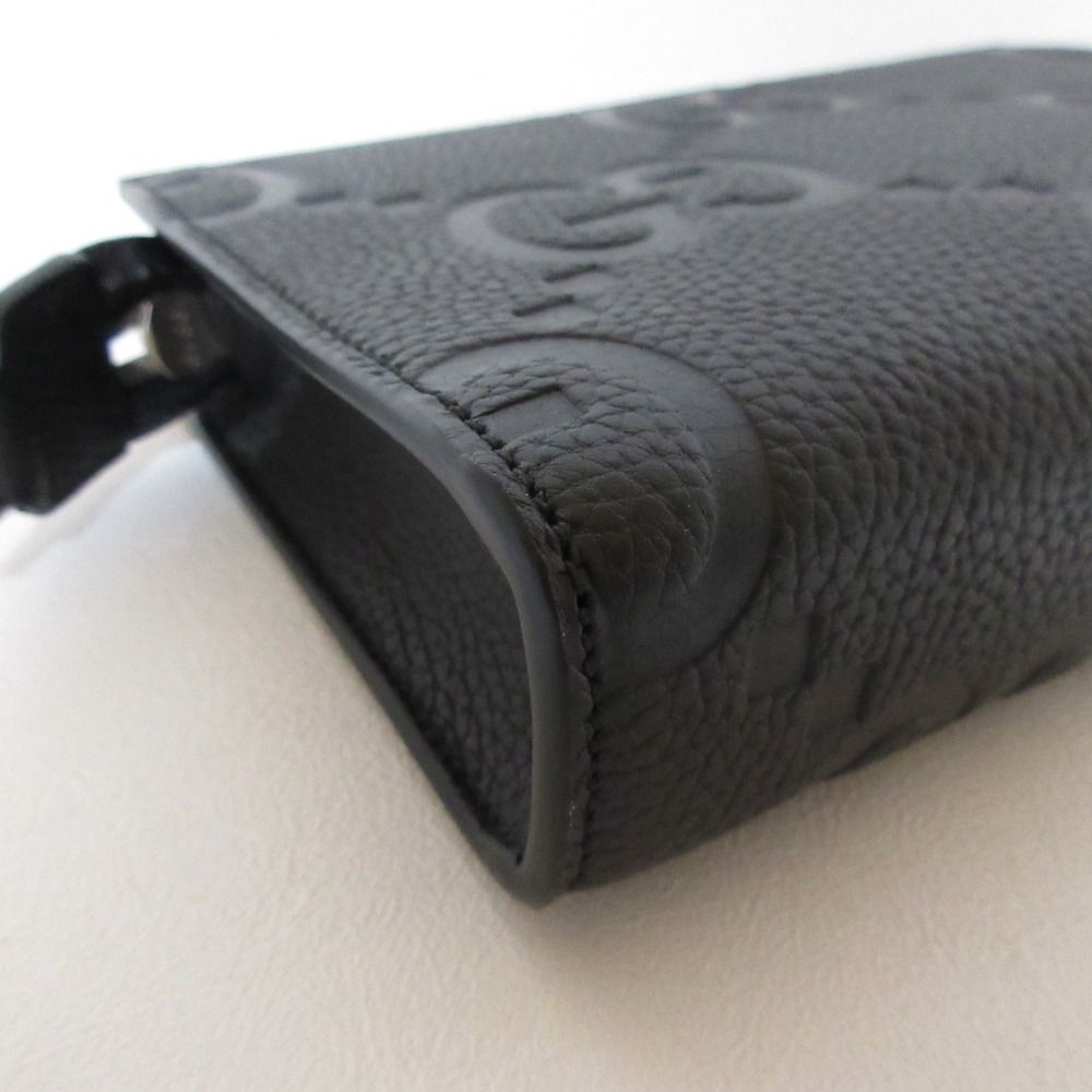 Gucci Jumbo GG Mini Shoulder Bag Black — view 8