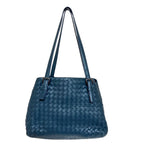Bottega Veneta Mini Chester Intrecciato Leather Tote Bag Navy — view 3