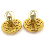 Chanel Earrings CC Logo Gold — view 4