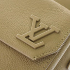 Louis Vuitton LV Aerogram Pilot Sling Bag Beige Leather Silver — view 6