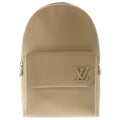 Louis Vuitton LV Aerogram Pilot Sling Bag Beige Leather Silver